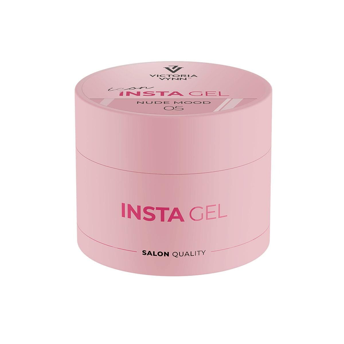 Victoria Vynn INSTA GEL 05 Nude Mood 40 ml - stonowany beż żel budujący, różowy słoiczek