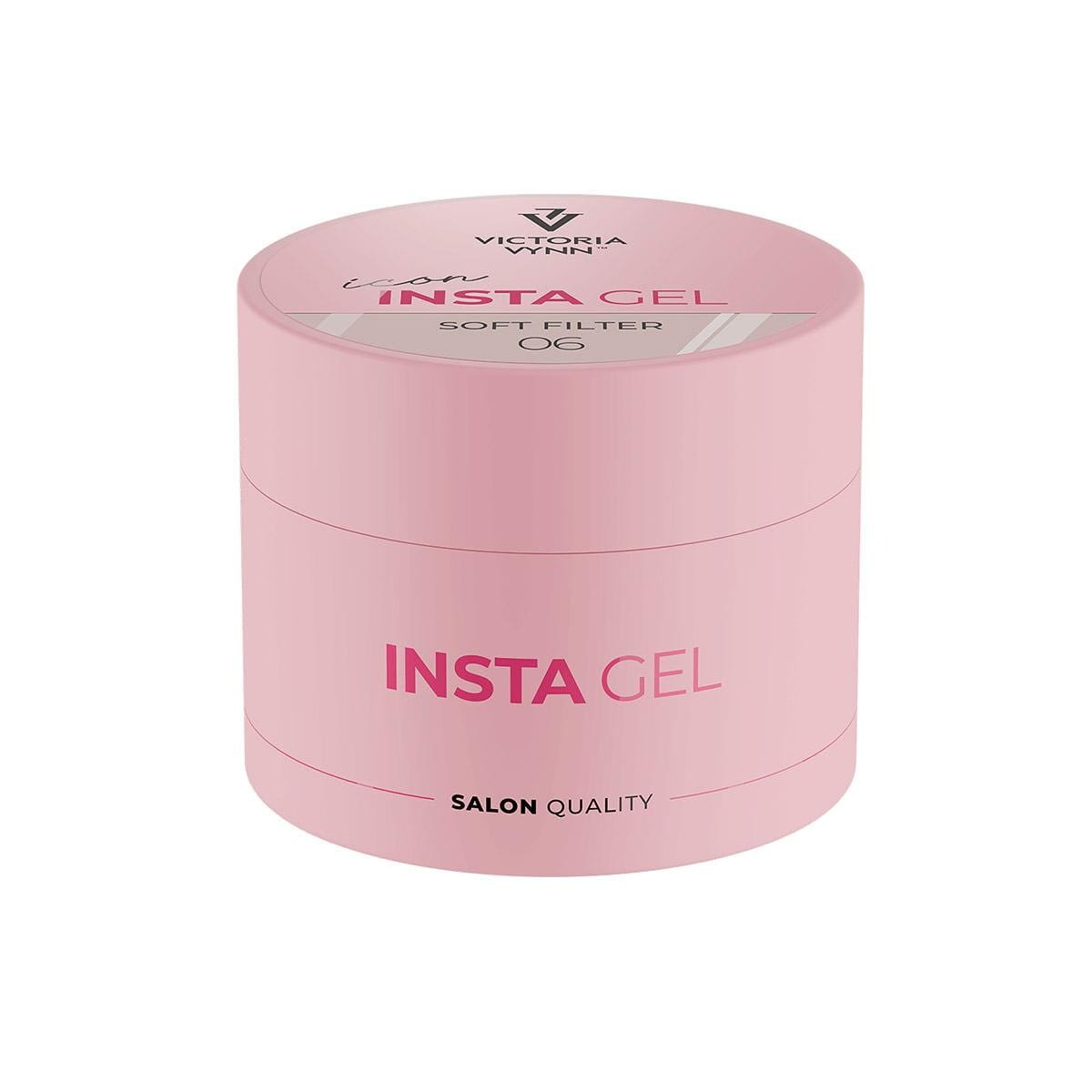 Victoria Vynn INSTA GEL 06 Soft Filter 40 ml - jasny beż żel budujący, różowy słoiczek