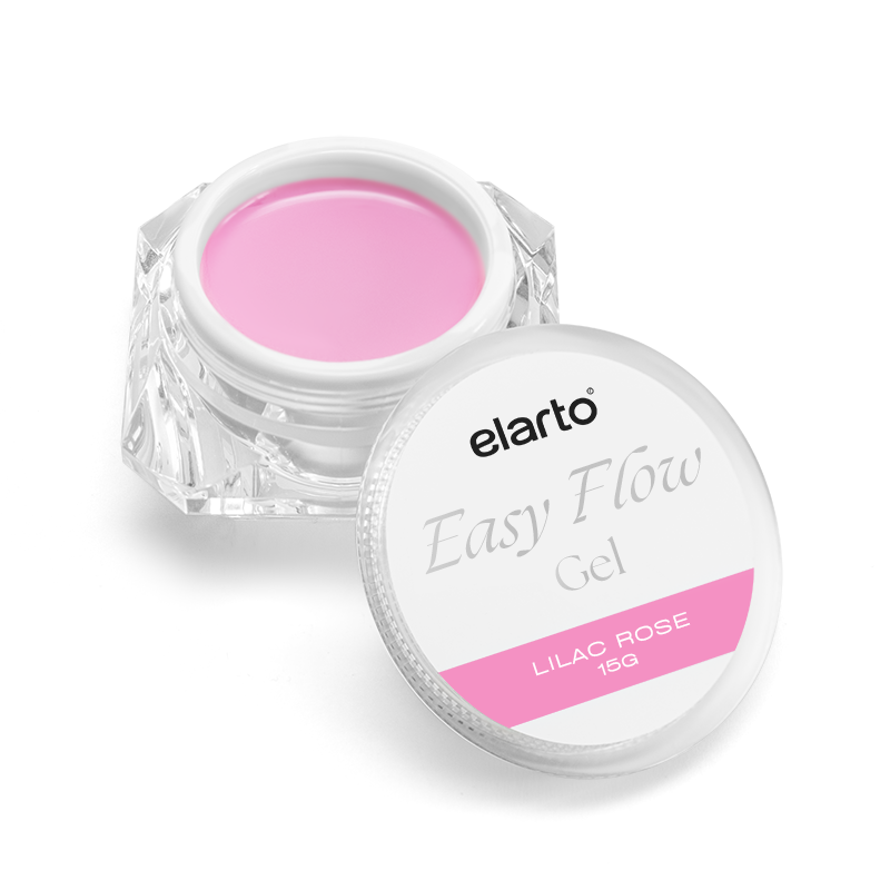 Elarto Easy Flow Gel Lilac Rose żel budujący cover pastelowy róż liliowy 15g