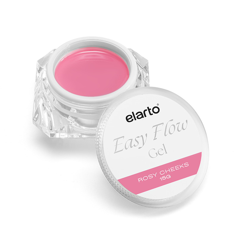 Elarto Easy Flow Gel Rosy Cheeks żel budujący cover ciepły klasyczny róż 15g