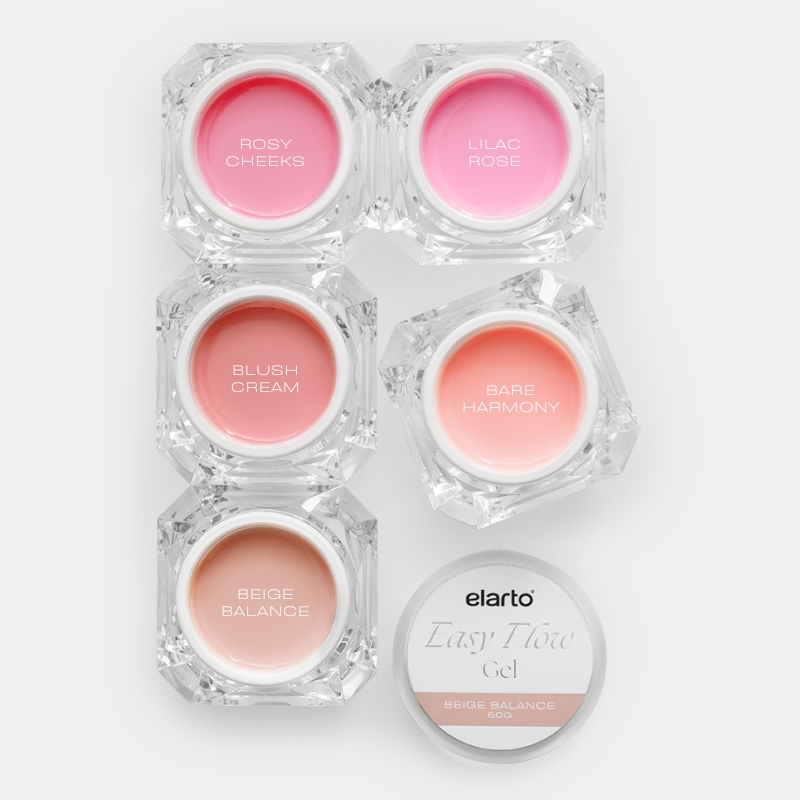 Żel budujący cover technika bez piłowania Easy Flow Beige Balance SochaNails