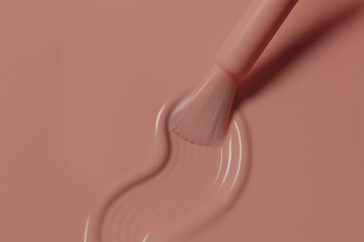 Mega Base Cover Tan 8 ml - konsystencja bazy nakładanej pędzelkiem
