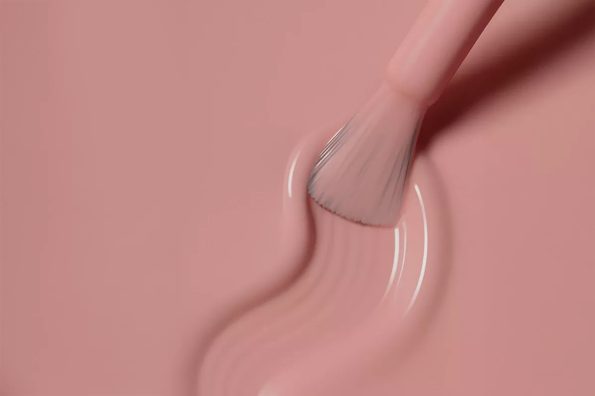 Mega Base Cover Natural 8 ml - konsystencja bazy nakładanej pędzelkiem