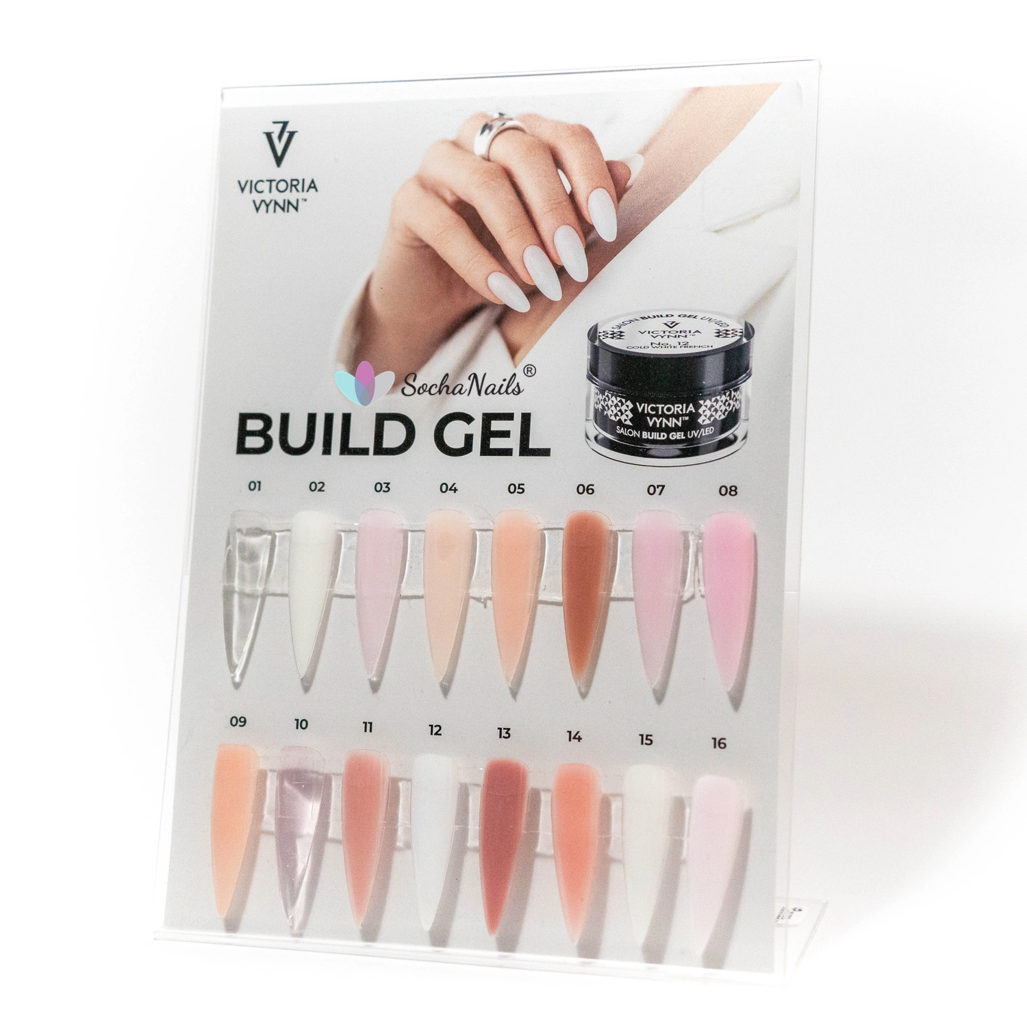 Victoria Vynn Build Gel UV/LED wzornik kolorów SochaNails 01-16
