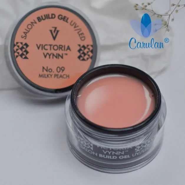 Victoria Vynn Build Gel Milky Peach No. 09 50ml - brzoskwiniowy żel budujący słoiczek