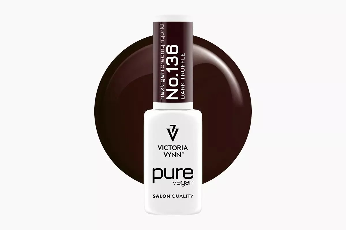 Lakier hybrydowy Victoria Vynn Pure Creamy Hybrid 136 Dark Truffle