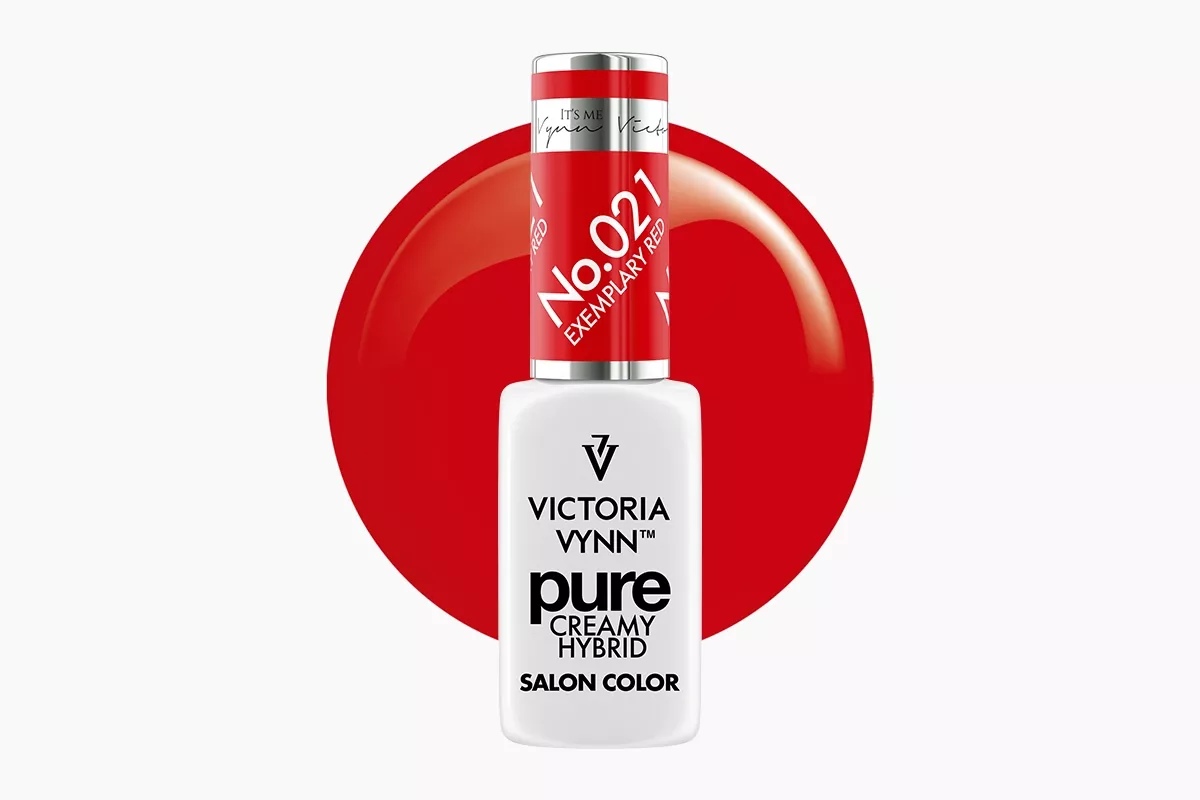 Lakier hybrydowy Victoria Vynn Pure Creamy Hybrid 021 Exemplary Red