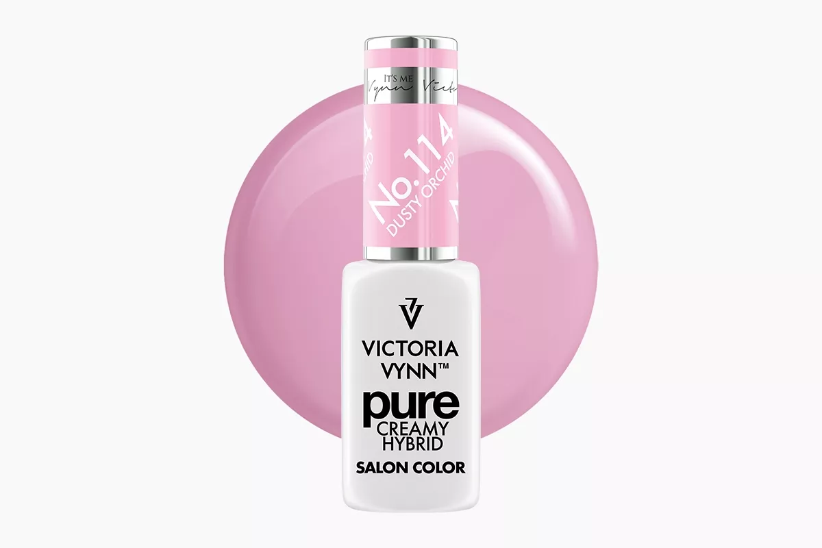 Lakier hybrydowy Victoria Vynn Pure Creamy Hybrid 114 Dusty Orchid