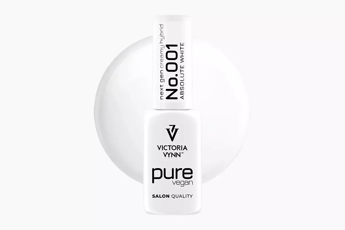 Lakier hybrydowy Victoria Vynn Pure Creamy Hybrid nr 001 Absolute White 8 ml