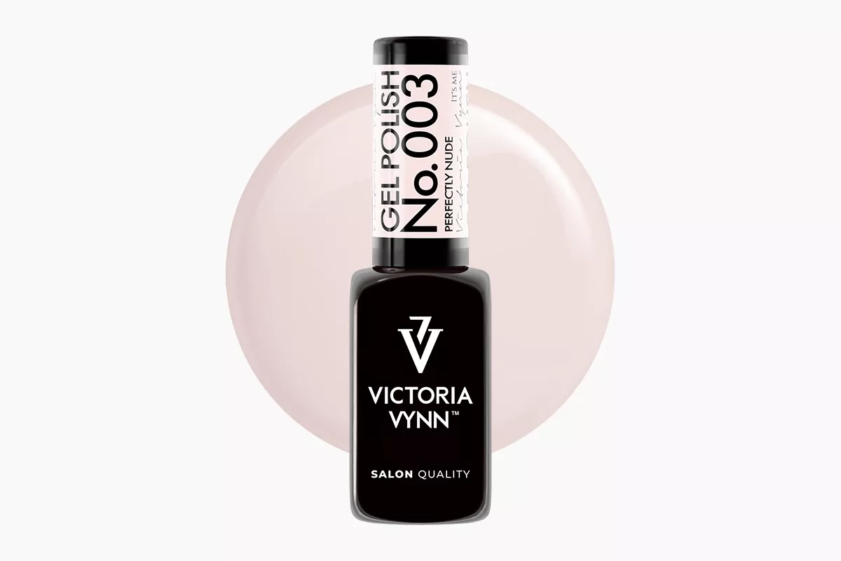 Lakier hybrydowy Victoria Vynn 003 Perfectly Nude 8 ml - butelka naturalnego bezowego nude