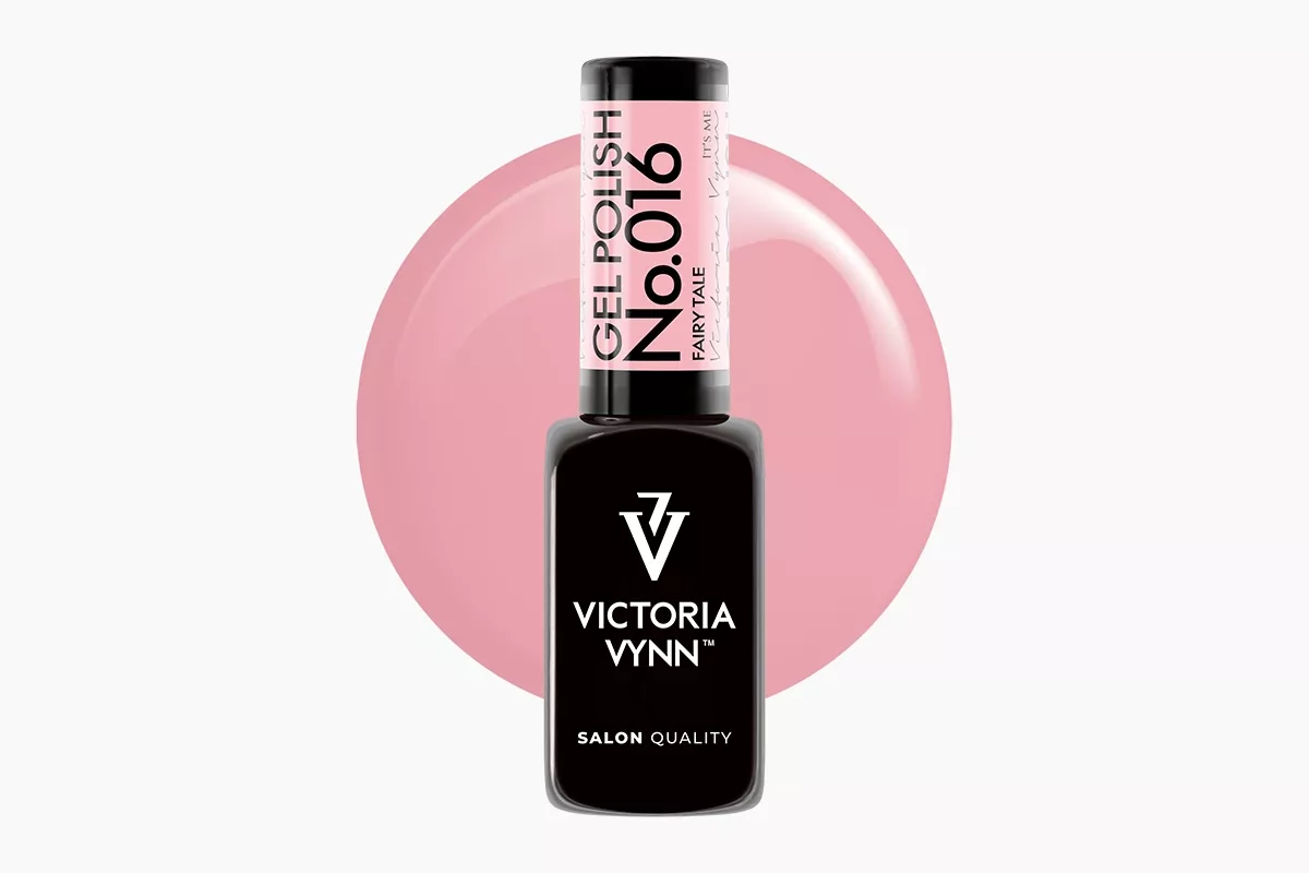 Lakier hybrydowy Victoria Vynn GEL POLISH 016 Fairy Tale - różowo-beżowy, kremowy krem pełnokryjący 8 ml