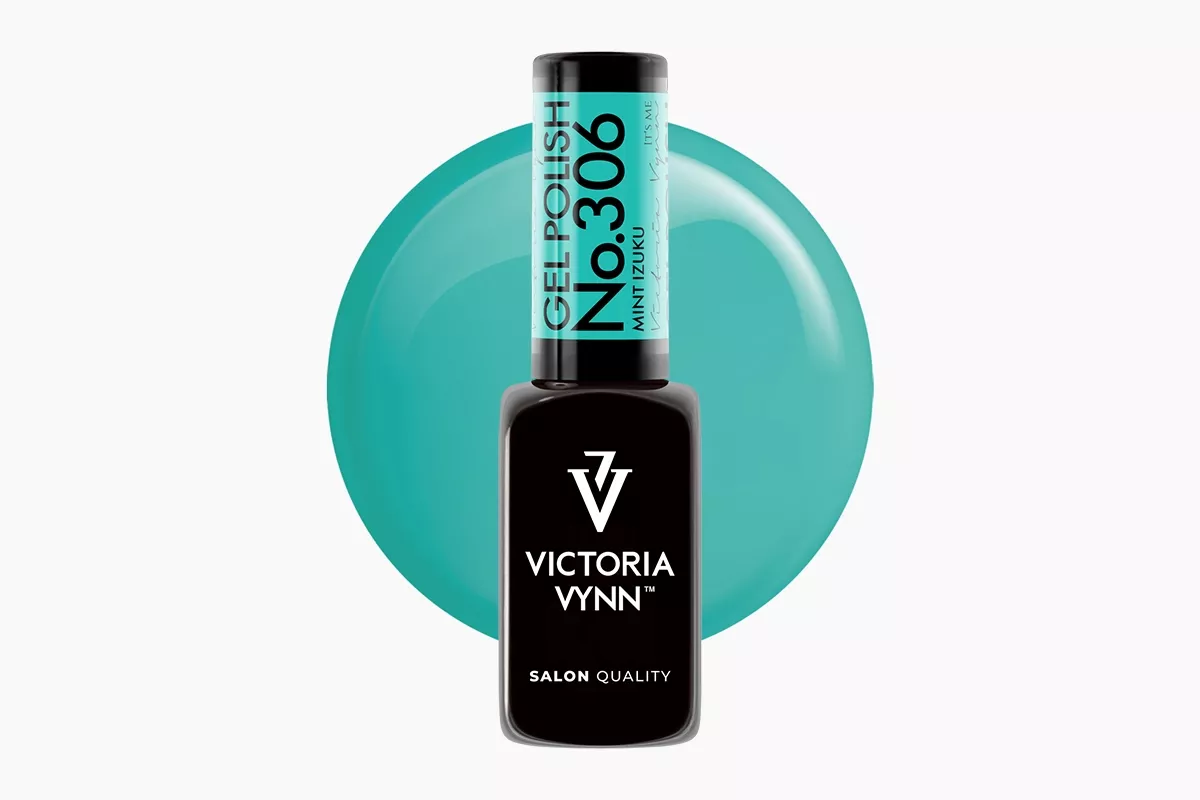 Lakier hybrydowy Victoria Vynn Gel Polish 306 Mint Izuku 8 ml - świecący w ciemności zielono-miętowy odcień