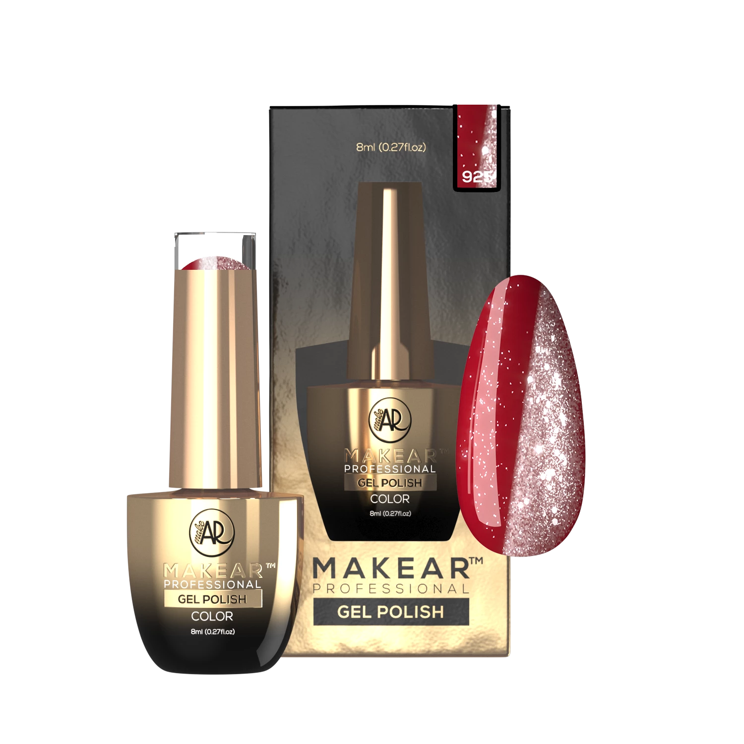 Makear 925 Fire Rita lakier hybrydowy 8 ml (2)