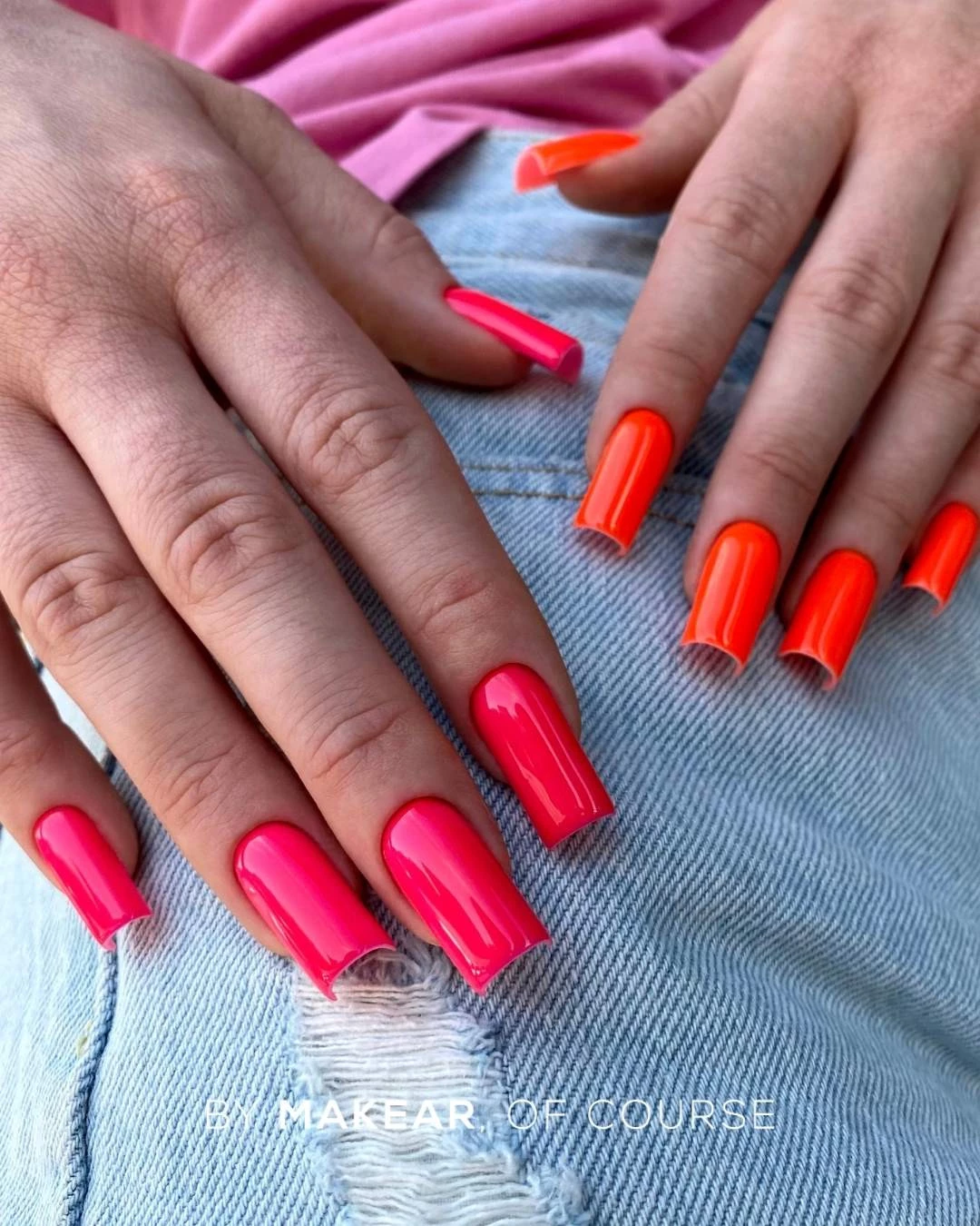 Makear N03 neon - klasyczny neonowy róż, zdjęcie 4, 8 ml