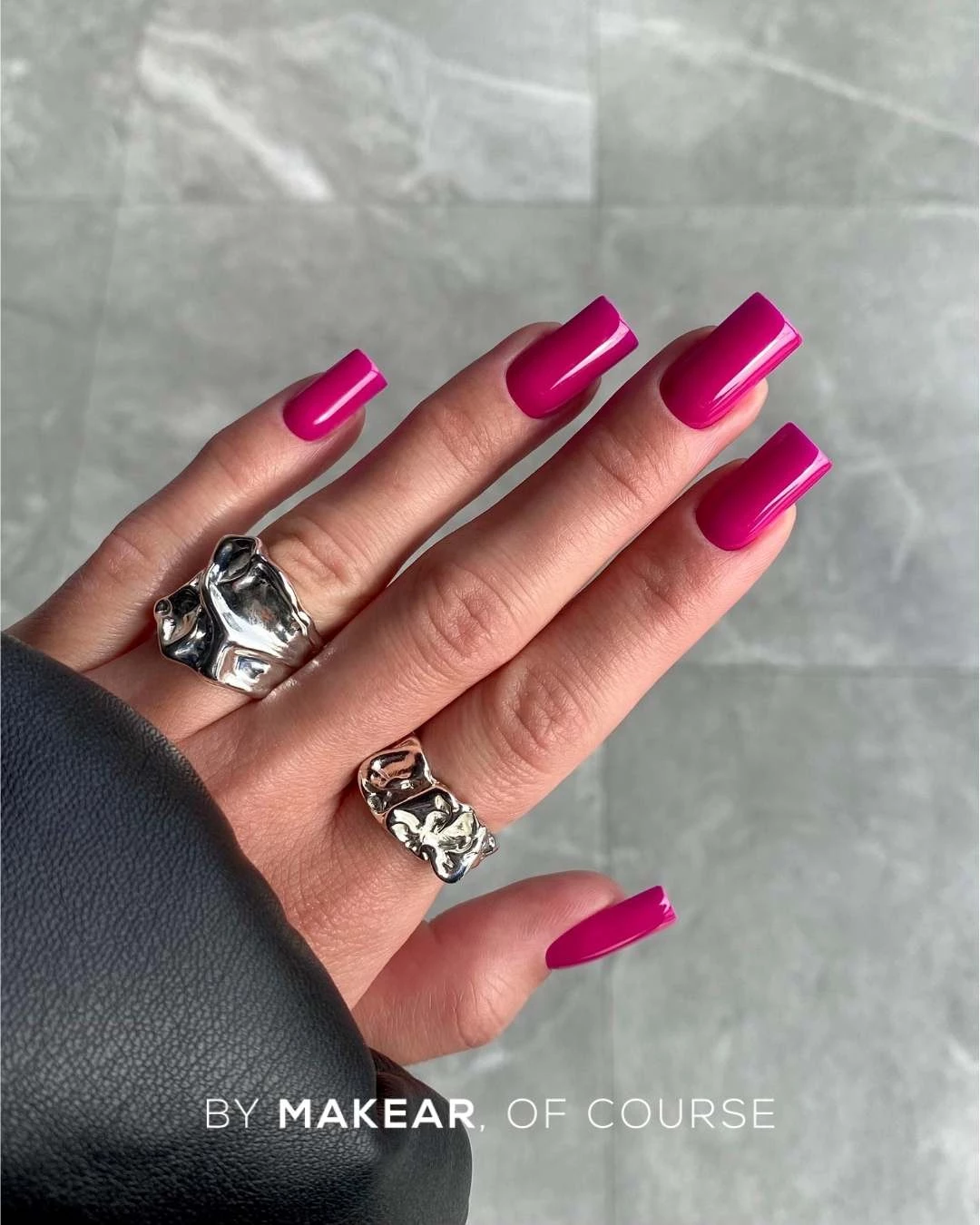Makear N05 neon - jaskrawa fuksja, odważny kolor, zdjęcie 5, 8 ml
