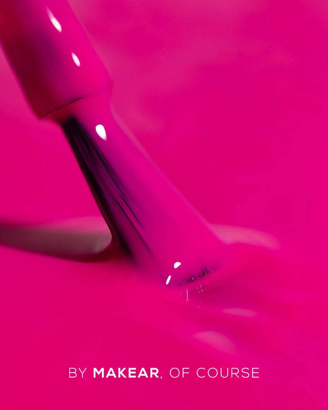 Makear lakier hybrydowy N11 neonowy magenta-fiolet jagodowy - manicure w nasyconym berry, neon 8 ml