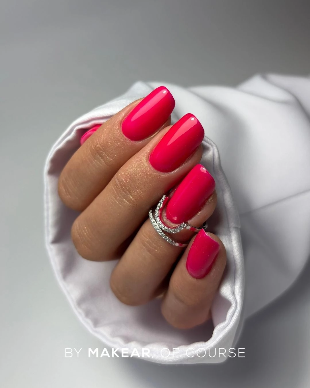 Makear N29 neon - owocowy neonowy róż z czerwienią, zdjęcie 4, 8 ml