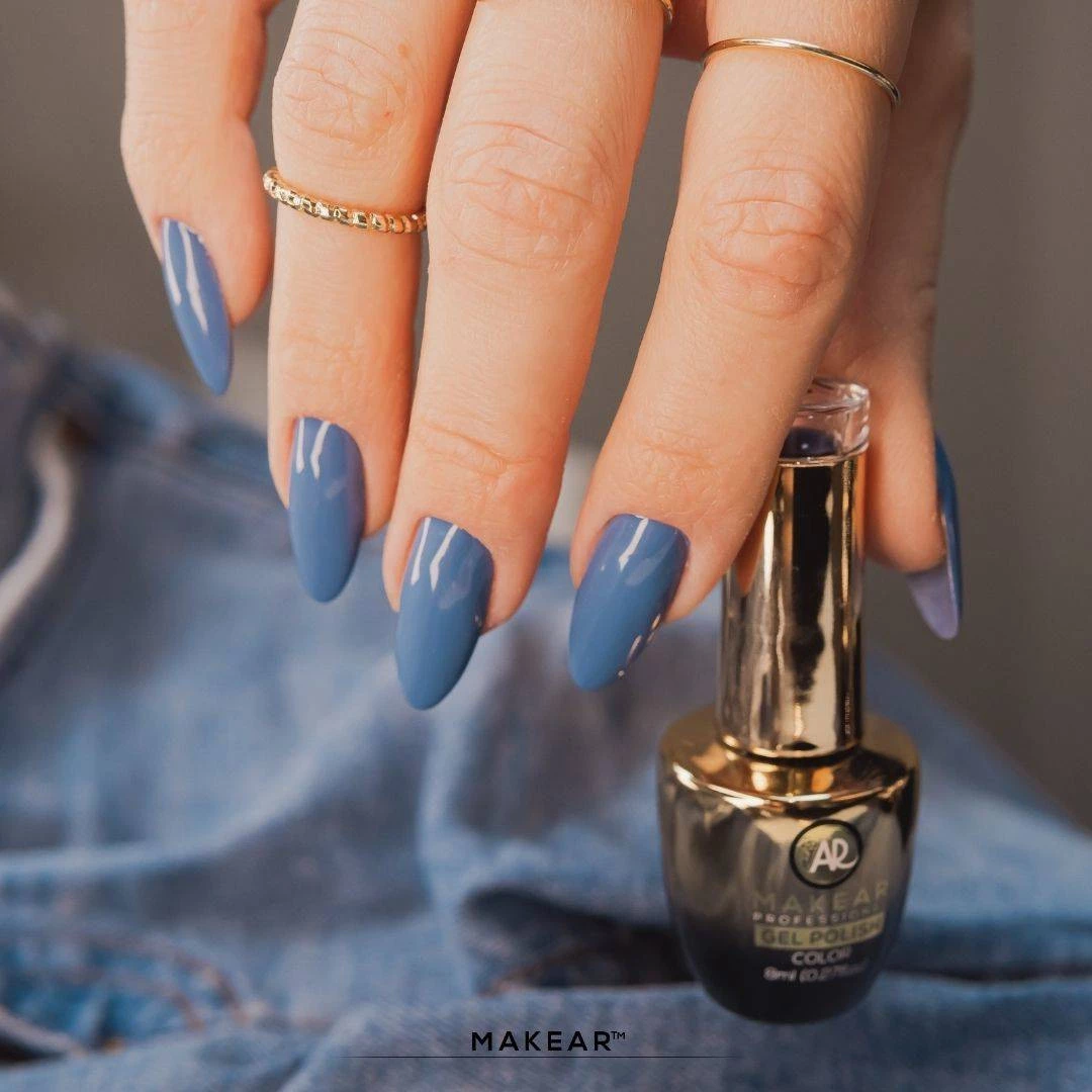 Makear lakier hybrydowy 932 deniMAKEAR przygaszony denim - zdjęcie produktu 3, 8 ml