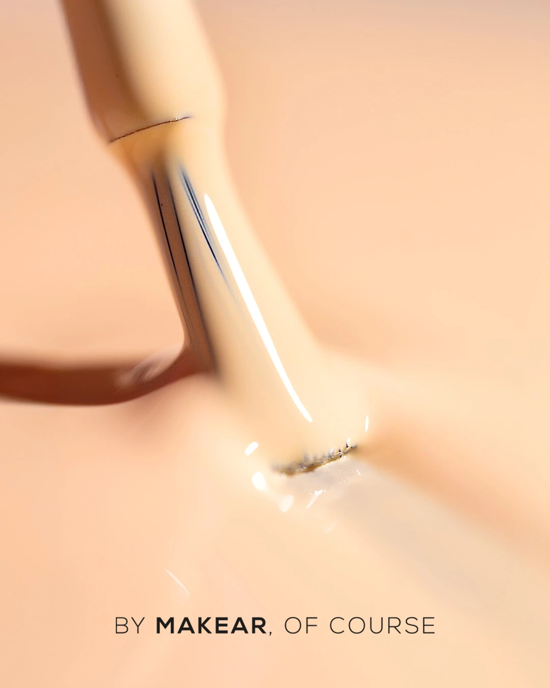 Bladożółty waniliowy pastel - lakier hybrydowy Makear nr 634, zdjęcie 3, 8 ml