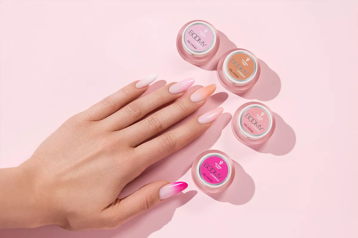 Boomy Ombre Victoria Vynn - manicure ombre ze słoiczkami żelu