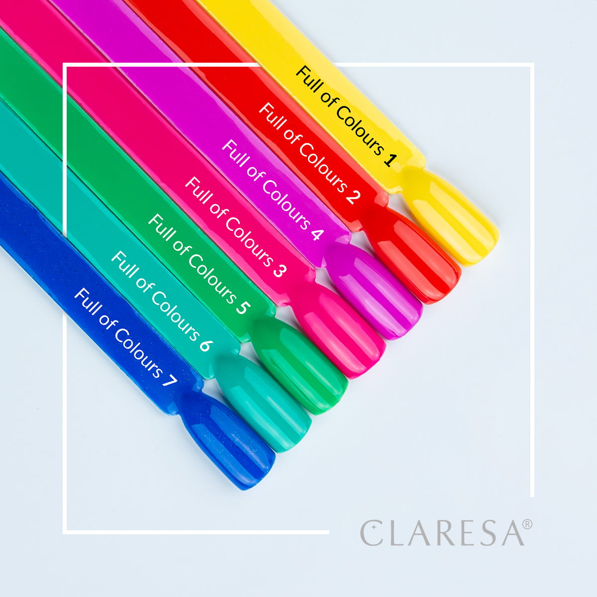 Wzornik kolekcji Claresa Full of Colours 1-7