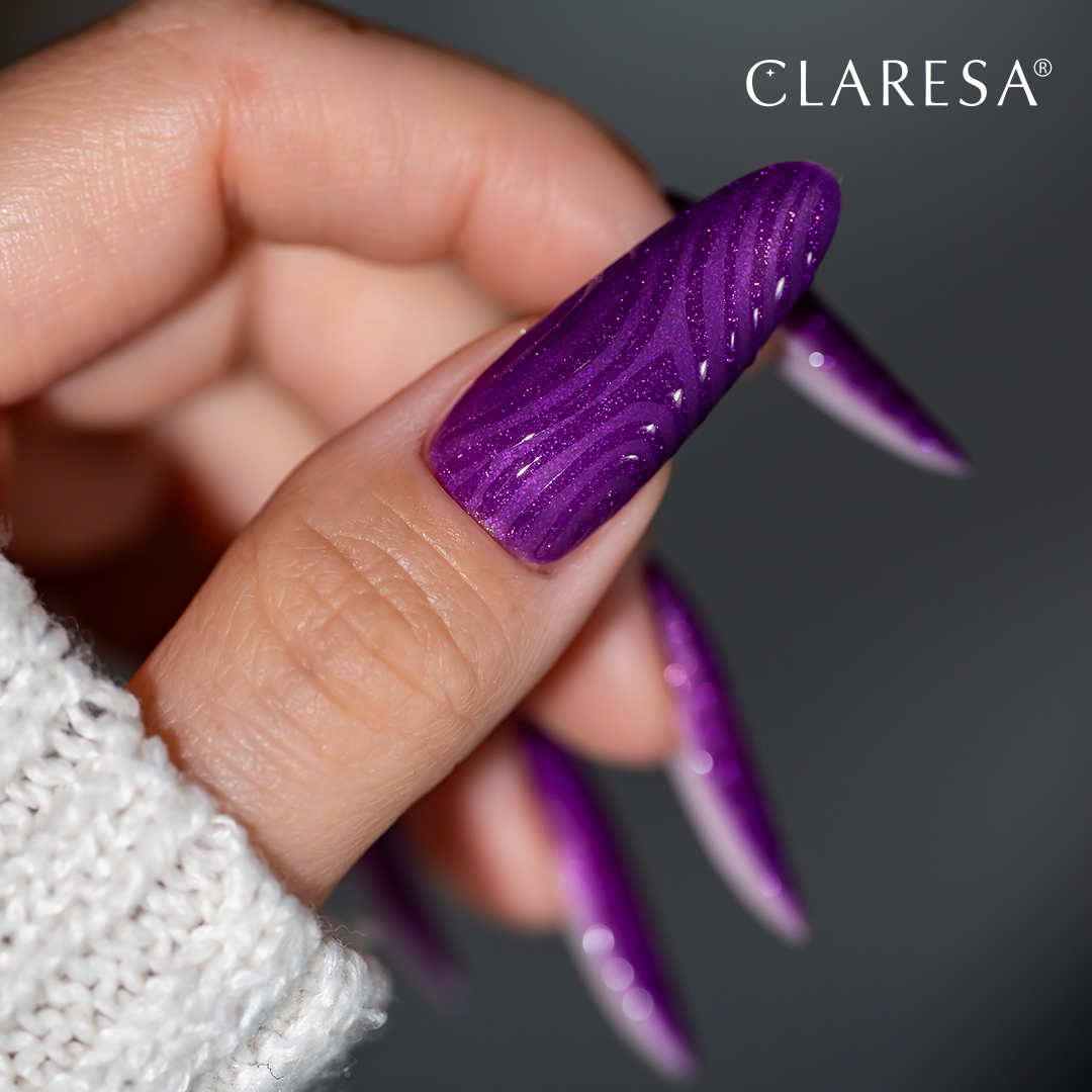 Claresa Lakier hybrydowy Hydro Purple, 5 g