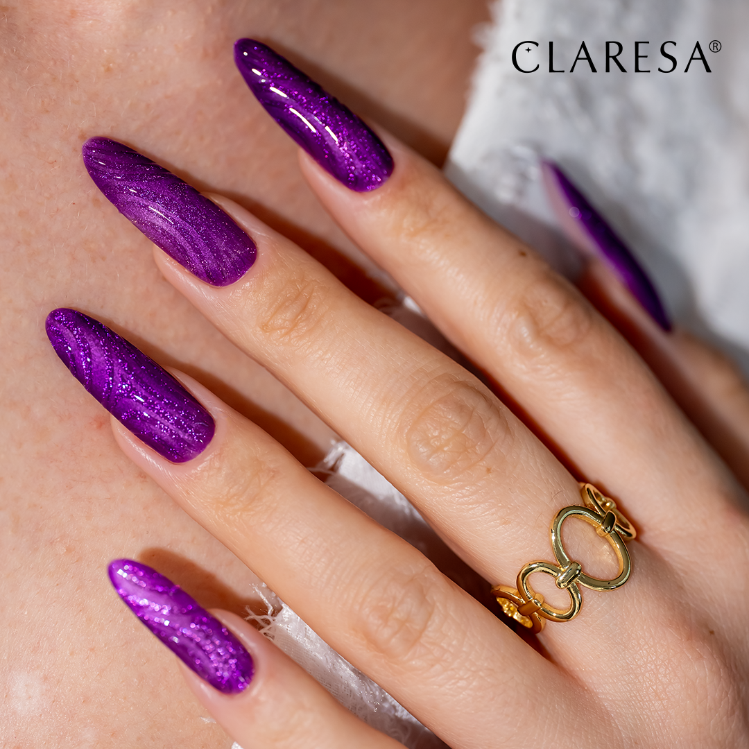Claresa Lakier hybrydowy Hydro Purple, 5 g
