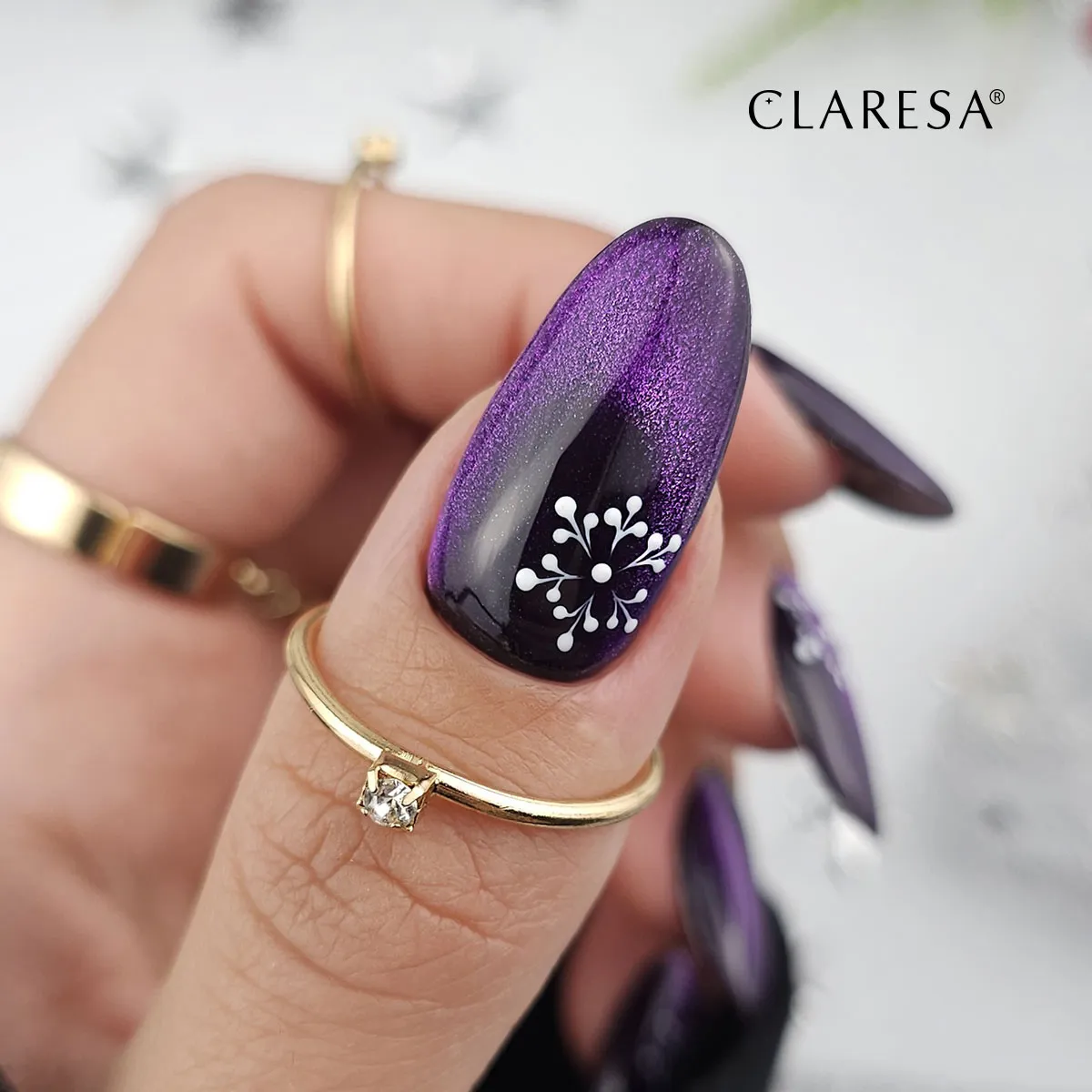 Claresa Lakier hybrydowy Hydro Purple, 5 g