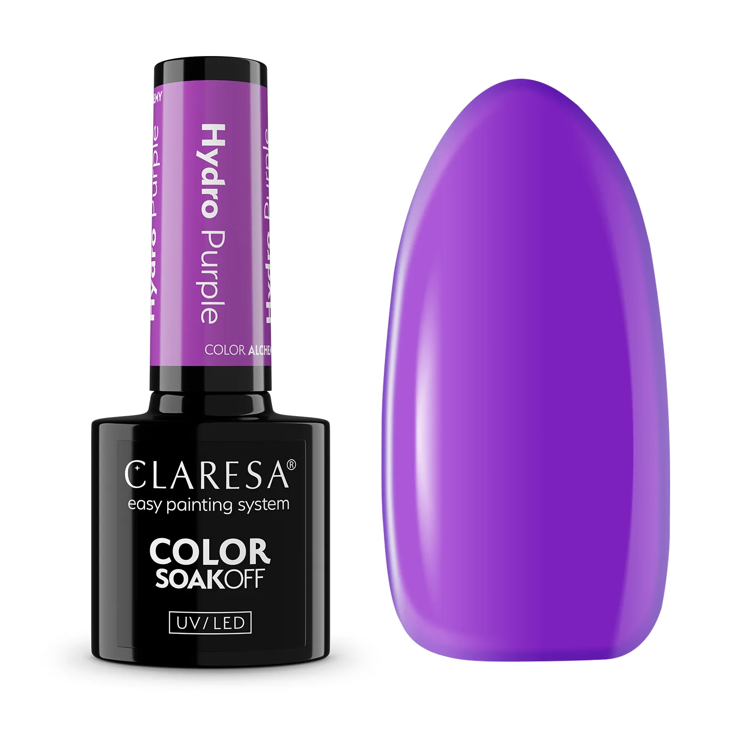 Claresa Lakier hybrydowy Hydro Purple, 5 g