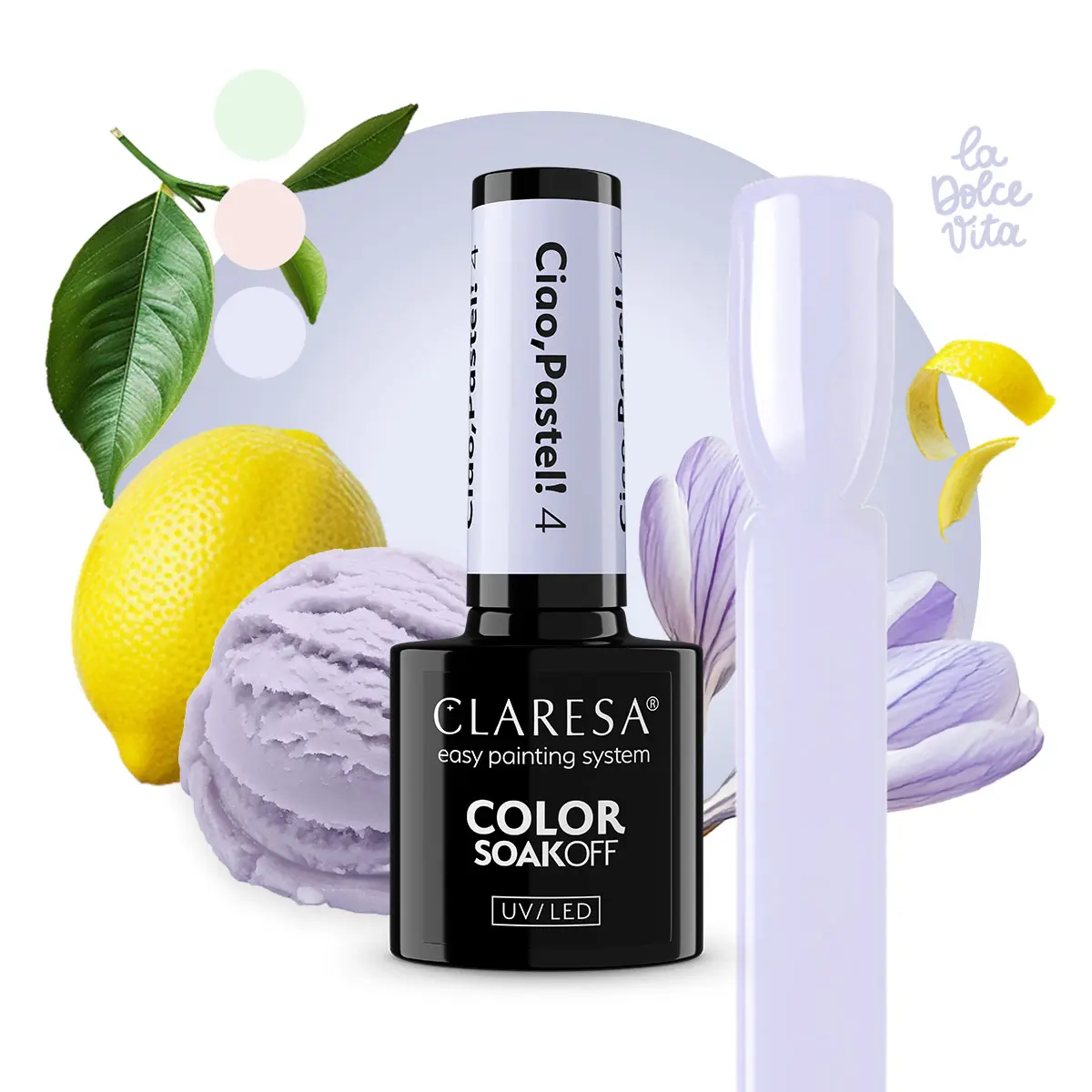 Claresa Ciao Pastel! 4 – lawendowy odcień w stylizacji w stylu dolce vita