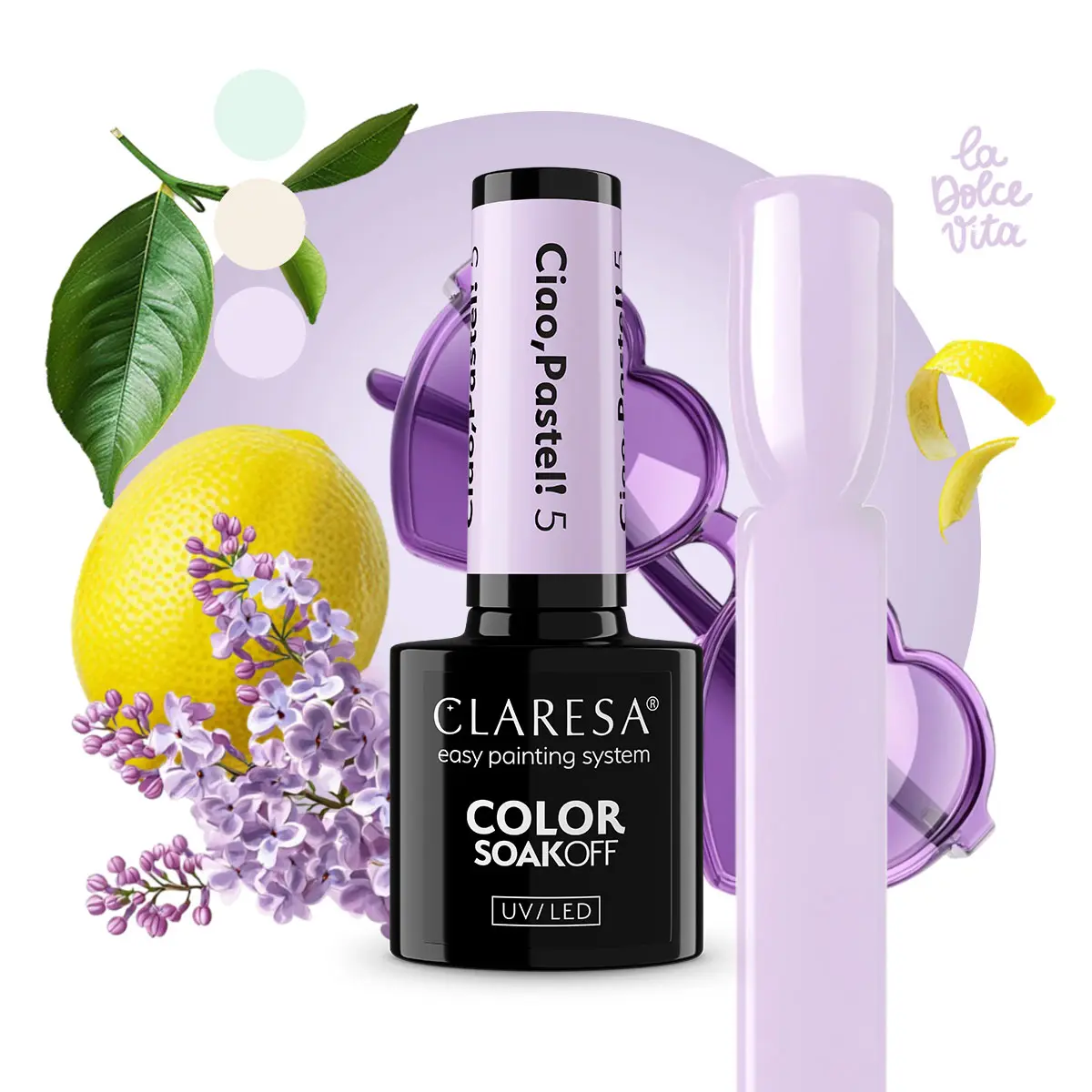 Claresa Ciao Pastel! 5 – liliowy odcień w stylizacji w stylu dolce vita