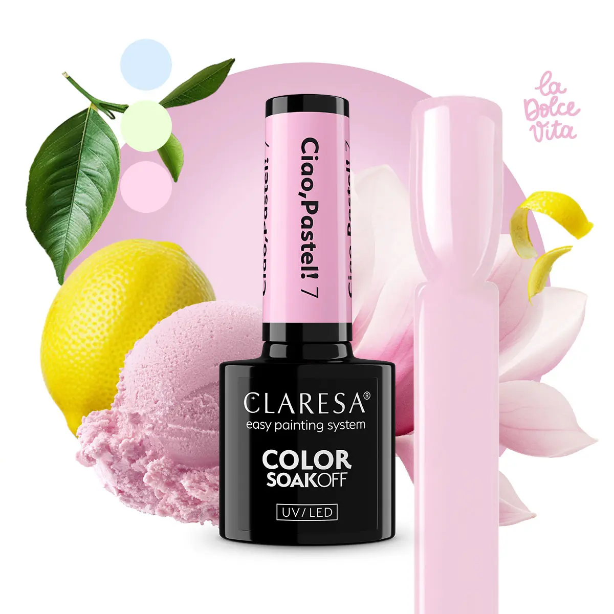 Claresa Ciao Pastel! 7 – pudrowy róż w stylizacji w stylu dolce vita
