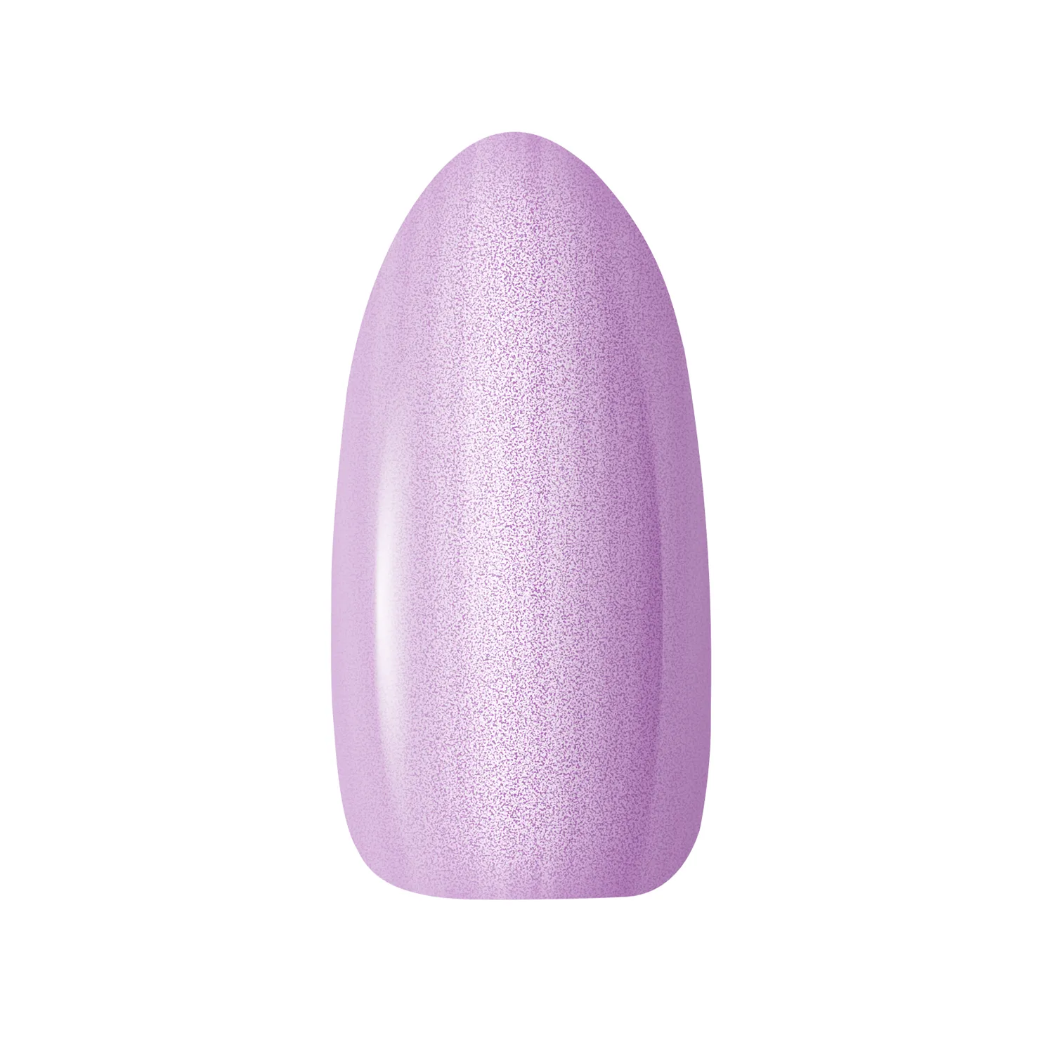 Claresa Cloud Pastel 3 – swatch perłowego liliowego odcienia na tipsie
