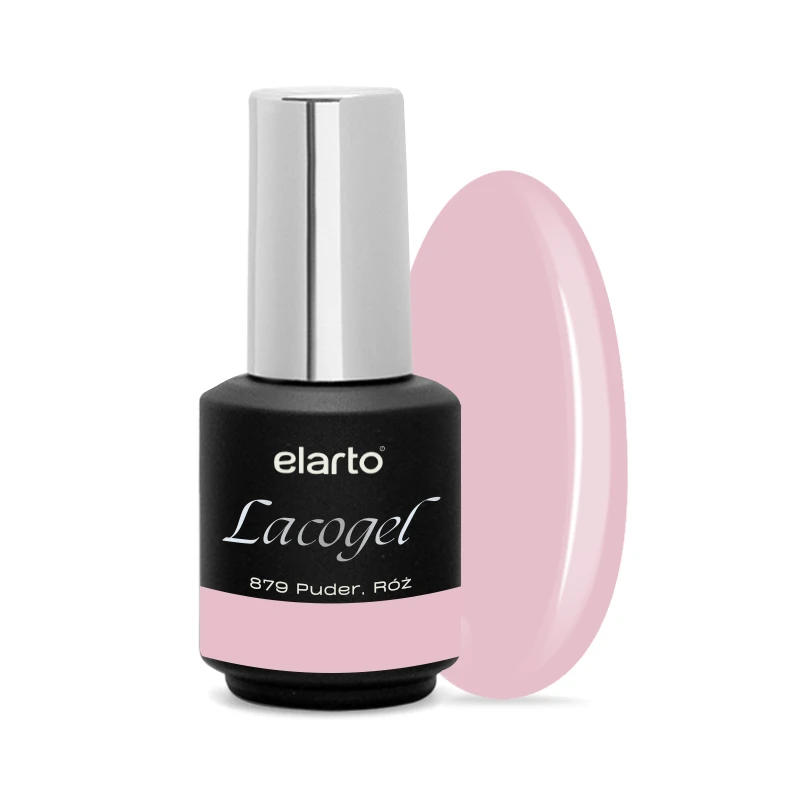 Lacogel Puder, róż nr 879 - butelka 7 ml, pudrowy róż o ciepłym podtonie
