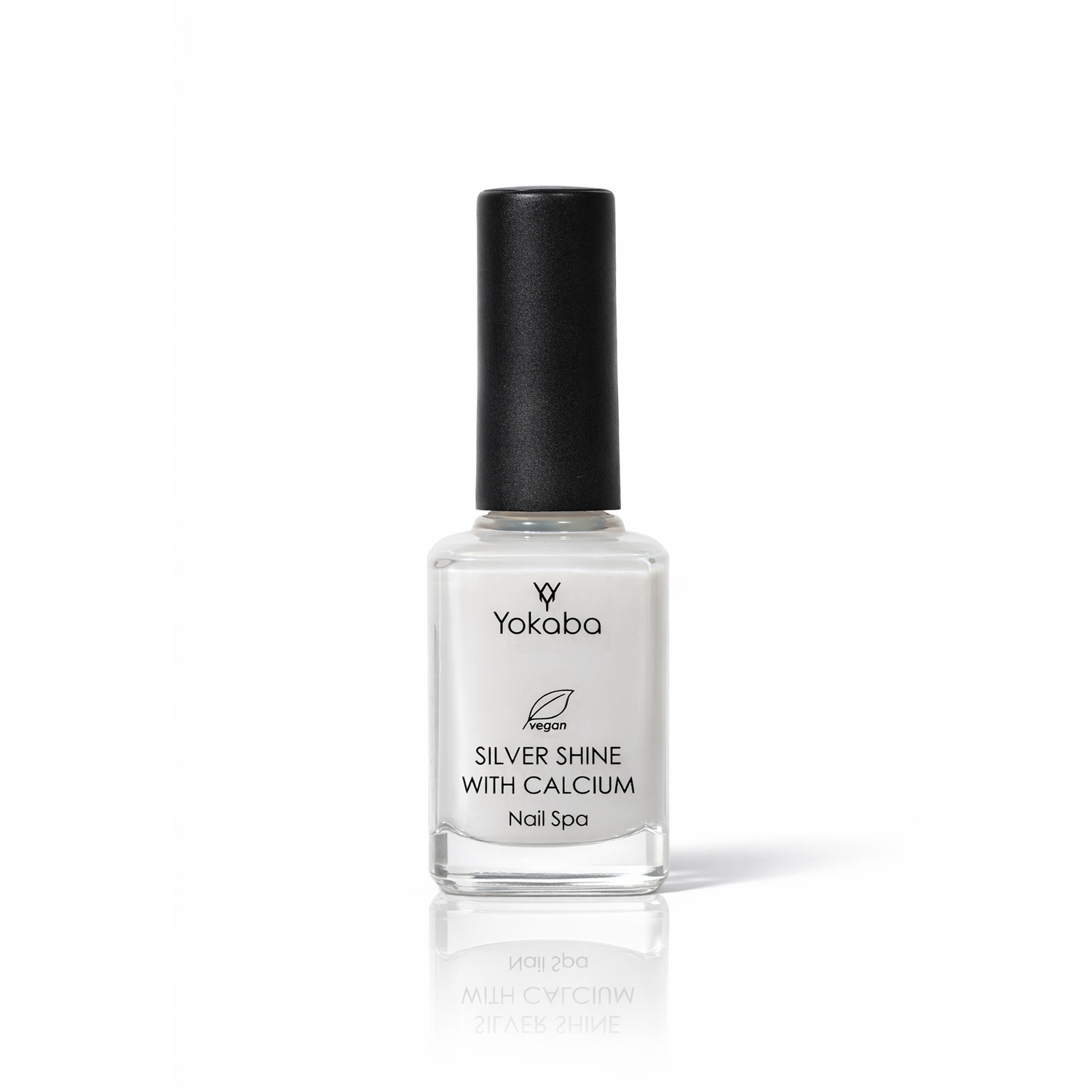 Yokaba Silver Shine with Calcium Nail Spa 15 ml — odżywka do paznokci, butelka