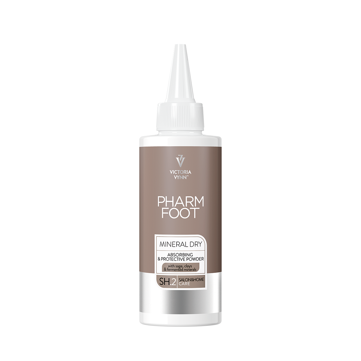 Pharm Foot Mineral Dry 100 g - zasypka absorbująco-ochronna do stóp z nadpotliwością, butelka z dziobkiem aplikacyjnym