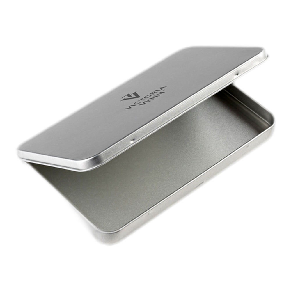 Victoria Vynn NAIL ART Silver Box 178x108x15mm Piórnik