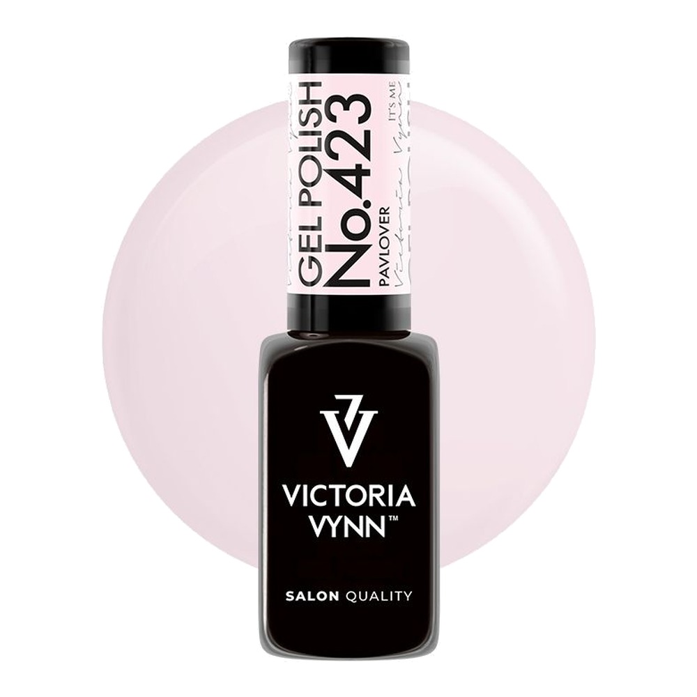 Lakier hybrydowy Victoria Vynn Gel Polish No. 423 PavLover 8 ml - buteleczka i kółko koloru