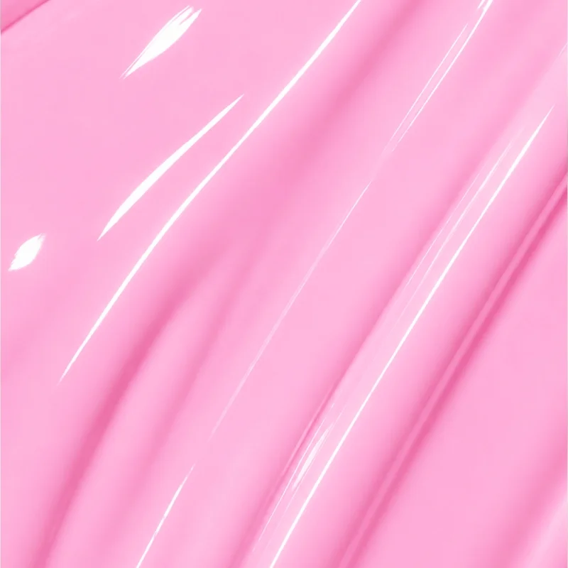Lakier hybrydowy Yokaba Infinity 07 Candy Pink, tekstura koloru z bliska