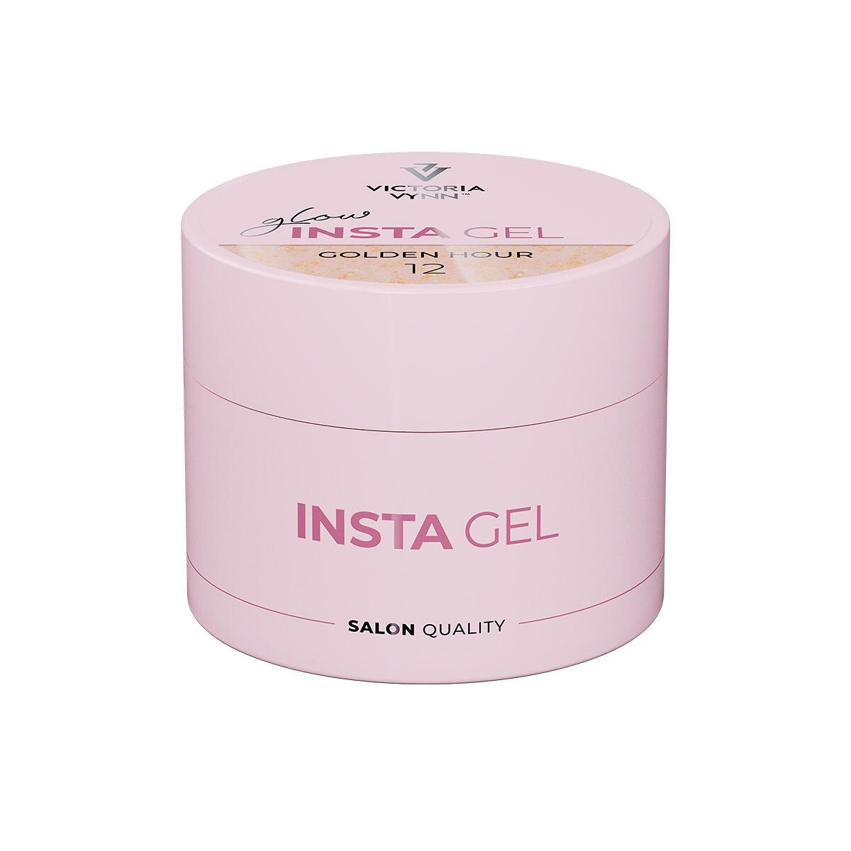 Victoria Vynn INSTA GEL 12 Golden Hour 40 ml - samopoziomujący żel budujący, różowy słoiczek