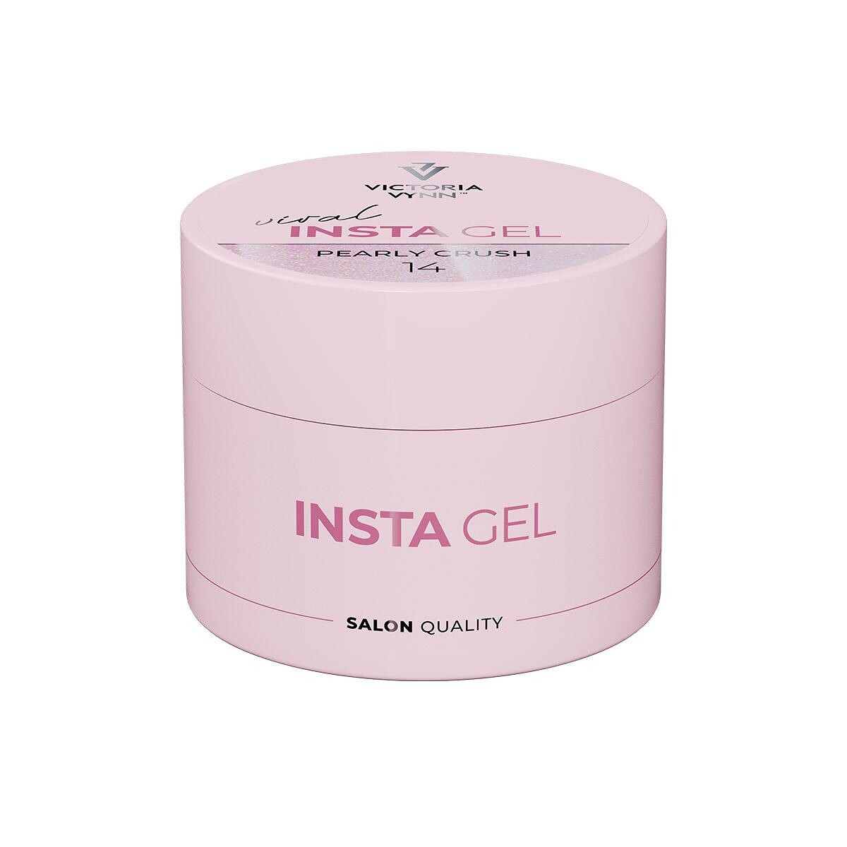 Victoria Vynn INSTA GEL 14 Pearly Crush 40 ml - żel budujący do przedłużeń, różowy słoiczek