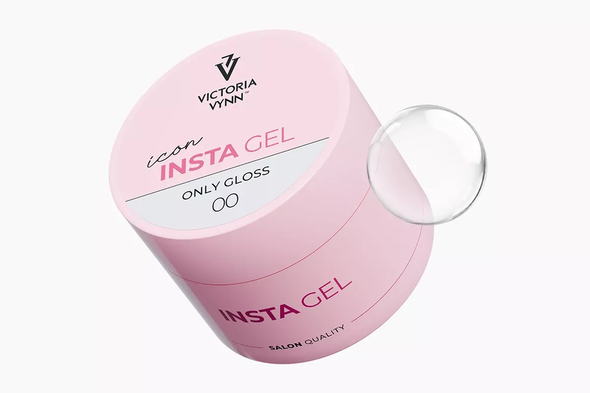 Insta Gel 00 Only Gloss 40 ml, słoiczek z próbką koloru, seria ICON