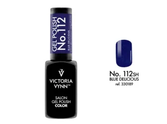 Victoria Vynn 112 Blue Delicious - czysty chabrowy niebieski z pełnym kryciem na paznokciach
