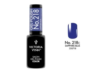 Victoria Vynn 218 Sapphire Blue - ciemny szafirowy niebieski z pełnym kryciem na paznokciach