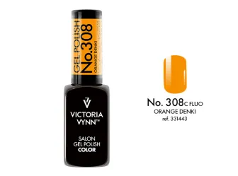 Victoria Vynn Gel Polish 308 Orange Denki 8 ml - energetyczny pomarańcz, pełne krycie w dwóch warstwach