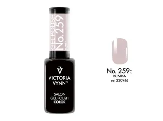 Victoria Vynn Gel Polish 259 Rumba - gęsta brokatowa iskra na beżowym nude na paznokciach