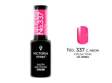 Manicure lakierem 337 Freak Pink - beztroski róż w pełnym kryciu