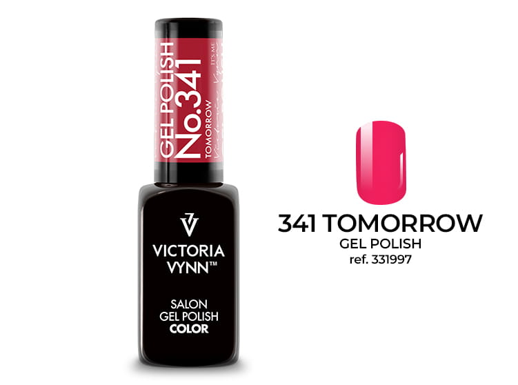 Victoria Vynn 341 Tomorrow - swatch mocno nasyconej ciepłej czerwieni